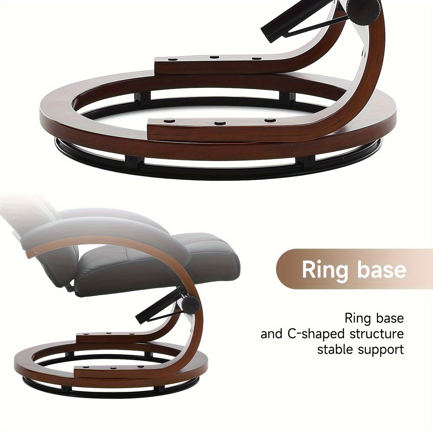 RVIP Adar Lounge Chair with Footstool