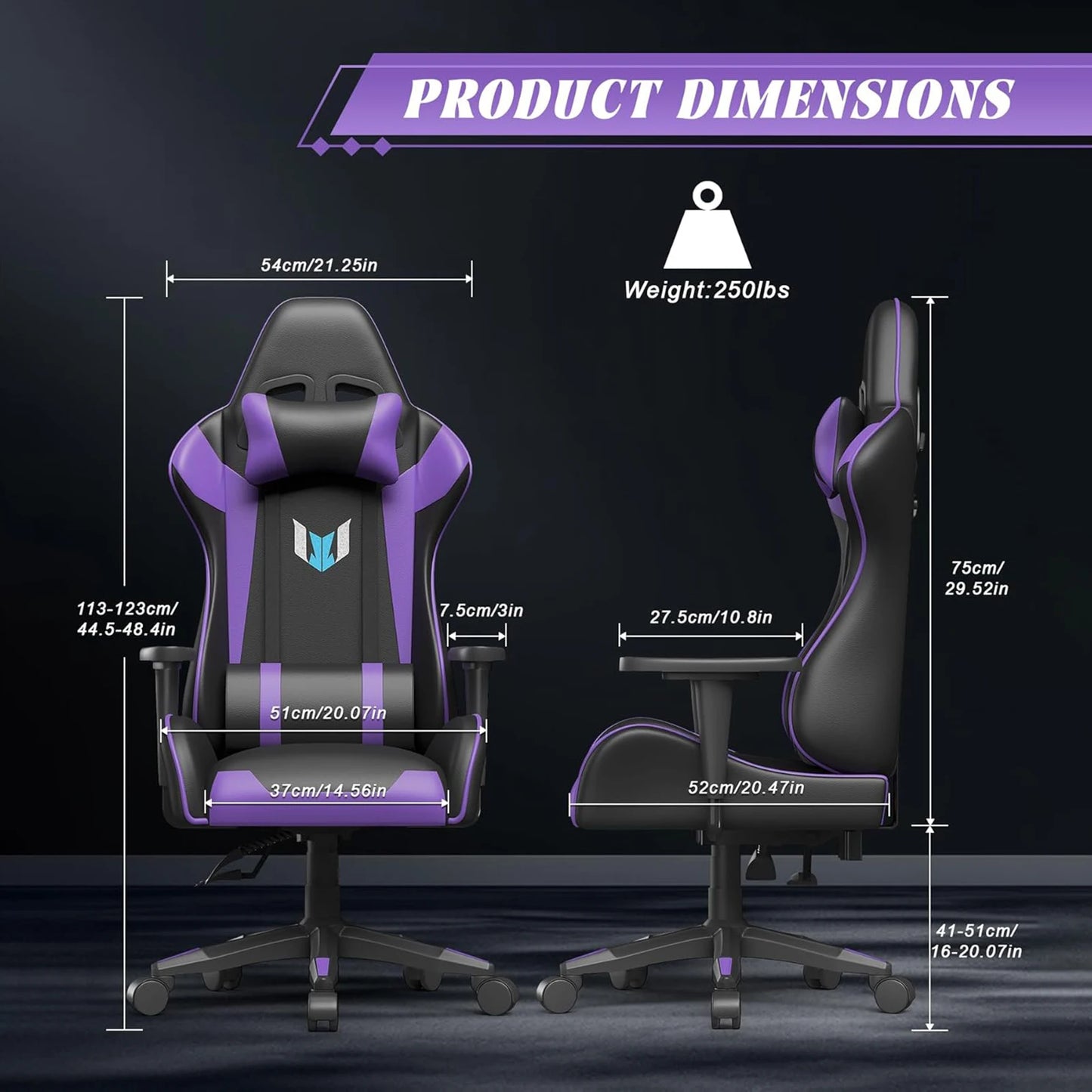 RVIP Infinity Purple Gaming Chair